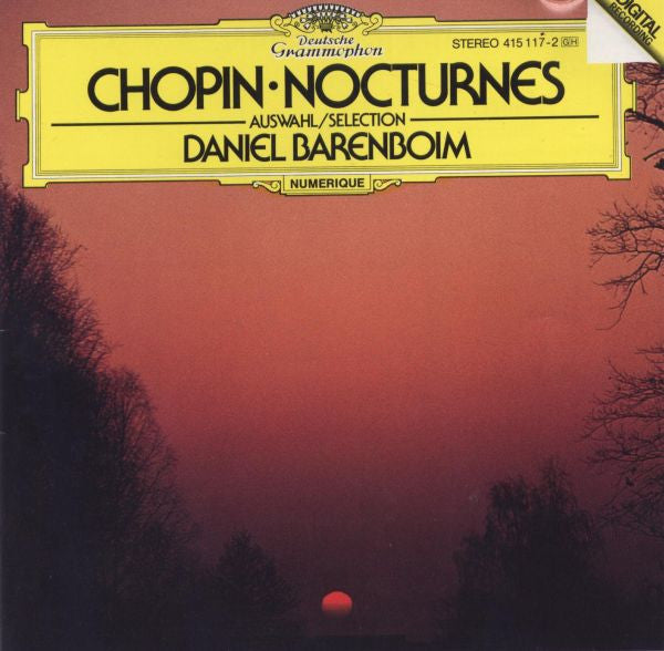 Frédéric Chopin / Daniel Barenboim : Nocturnes (Auswahl/Selection) (CD, RE)