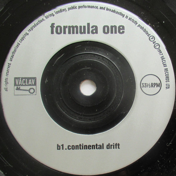 Formula One : Slacker Cabaret (7", Single)