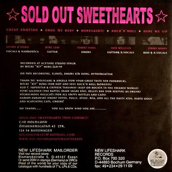 Sold Out Sweethearts : The Glamorous Bubblegum Ep (7", EP)