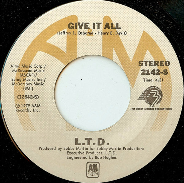 L.T.D. : Dance 'N' Sing 'N' (7", Single, RCA)