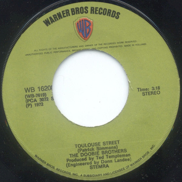 The Doobie Brothers : Listen To The Music (7", Single)