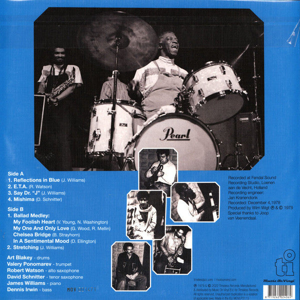 Art Blakey & The Jazz Messengers : Reflections In Blue (LP, Album, Num, RE, RM, Blu)