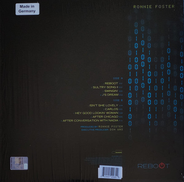 Ronnie Foster : Reboot (LP, Album)