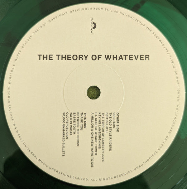 Jamie T : The Theory Of Whatever (LP, Album, Ltd, Gre)