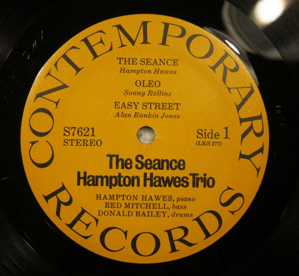 Hampton Hawes Trio : The Seance (LP, Album)