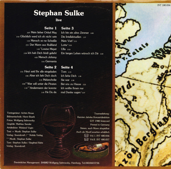 Stephan Sulke : Live (2xLP, Gat)