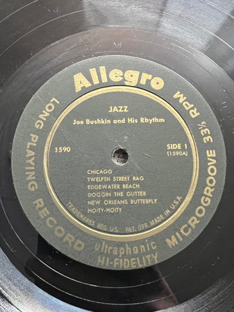 Joe Bushkin & His Rhythm / Eddie Safranski / Teddy Wilson : Jazz Jazz Jazz  (LP, Album, Mono)