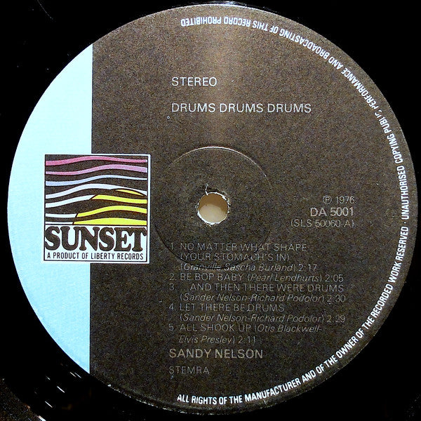 Sandy Nelson : Drums Drums Drums (LP, Comp)