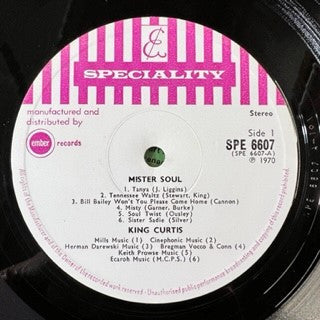 King Curtis : 'Mister Soul' (LP, Comp, RE)