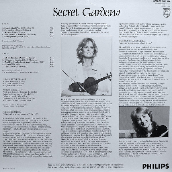Judy Schomper, Berdien Steunenberg : Secret Gardens (LP, Album)