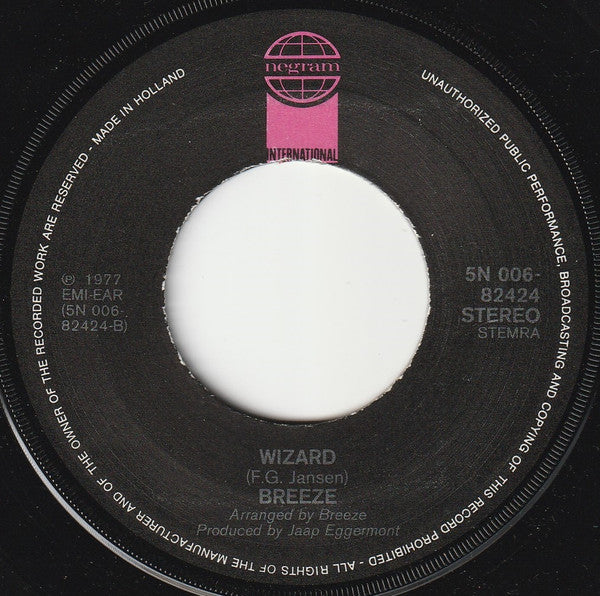 Breeze (16) : It's Only A Matter Of Time (7", Single)