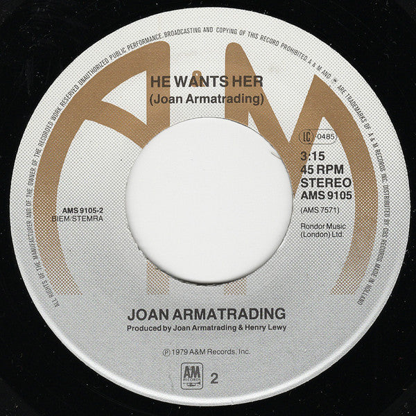 Joan Armatrading : Simon (7", Single)