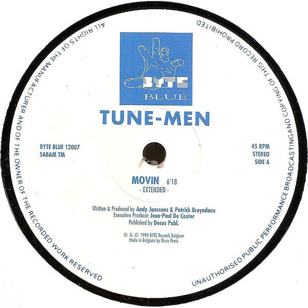 Tune-Men* : Movin' (12")