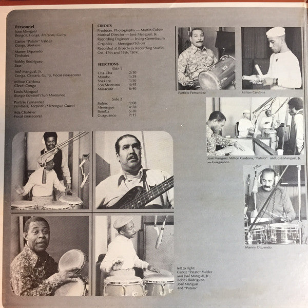 Jose Mangual & Carlos "Patato" Valdes : Understanding Latin Rhythms Vol. 1 (LP, Album)
