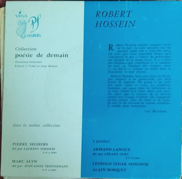 Robert Hossein : Dit Les Poèmes De Luc Bérimont (7")