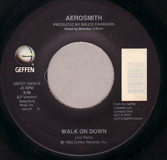 Aerosmith : Cryin' (7", Single, Glo)