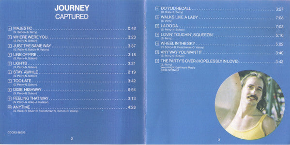 Journey : Captured (CD, Album, RE)