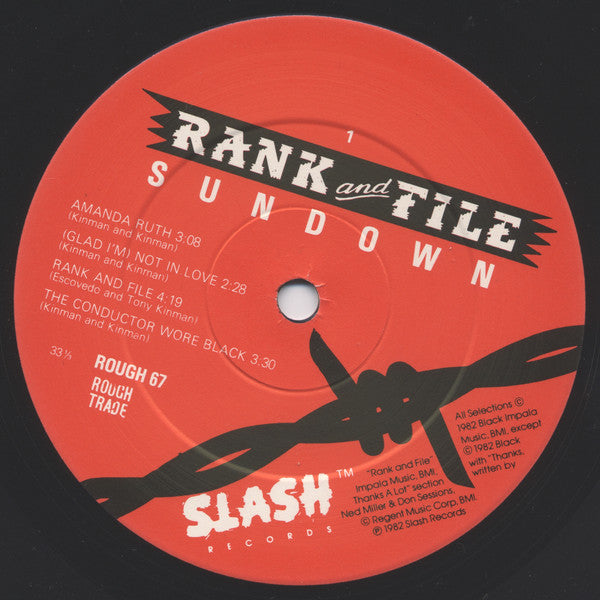 Rank And File* : Sundown (LP, Album)