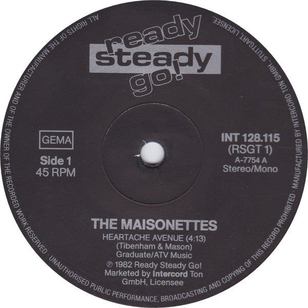 The Maisonettes : Heartache Avenue (12", Gre)