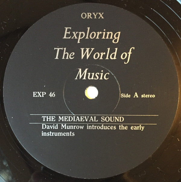 David Munrow : The Mediaeval Sound (LP, Album)
