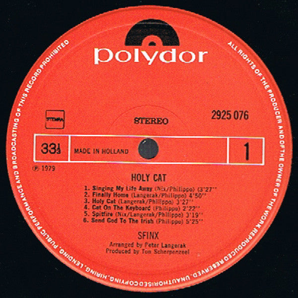 Sfinx (5) : Holy Cat (LP)