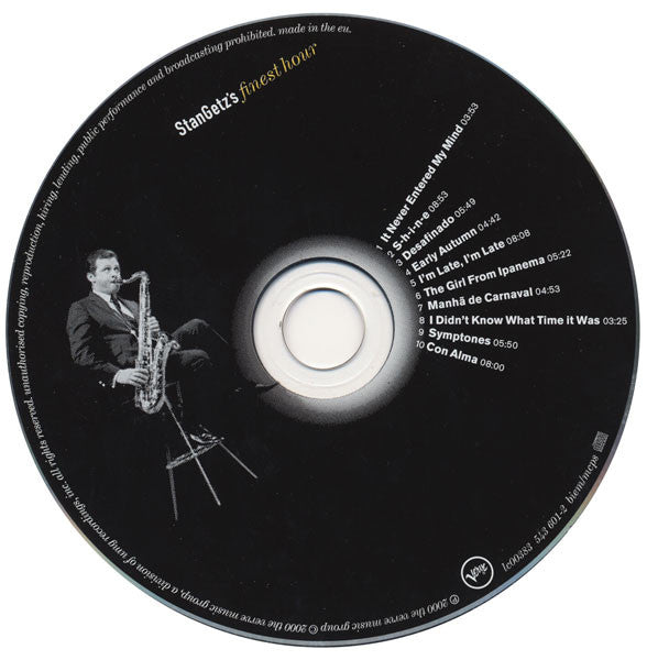 Stan Getz : Stan Getz's Finest Hour (CD, Comp)