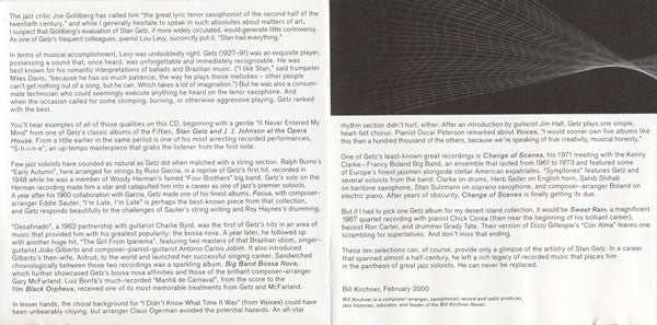 Stan Getz : Stan Getz's Finest Hour (CD, Comp)