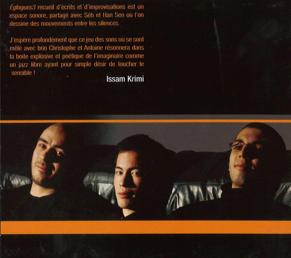 Issam Krimi Trio : Eglogues 3 (CD, Album)