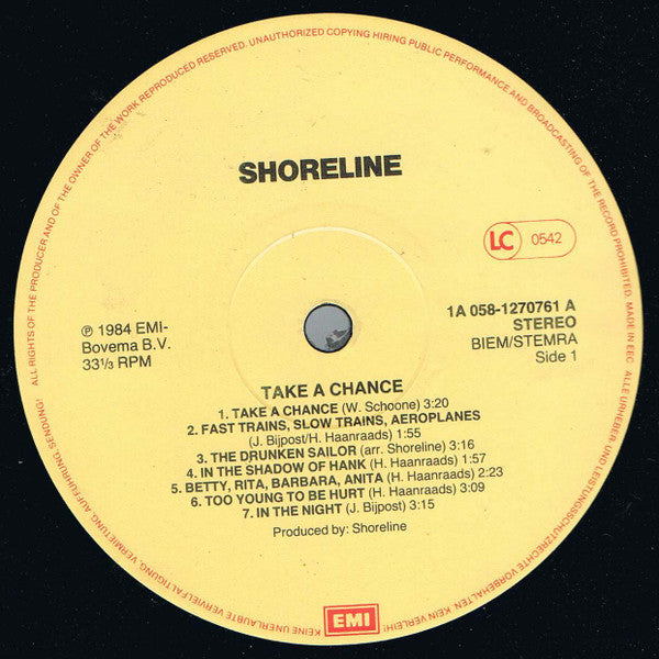 Shoreline (2) : Take A Chance (LP, Album)