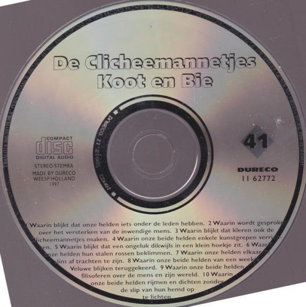 De Clicheemannetjes : Gesprekken Aan Het Biljart (CD, Album, RE)