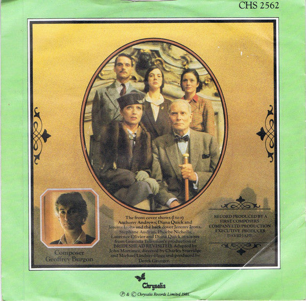 Geoffrey Burgon : Brideshead Theme (7", Single, Pap)