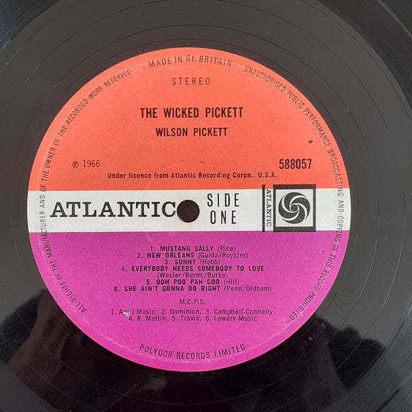 Wilson Pickett : The Wicked Pickett (LP, Album)