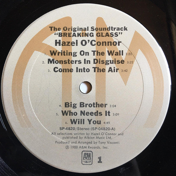 Hazel O'Connor : Breaking Glass (LP, Album)