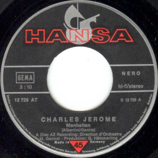 C. Jérôme : Manhattan (7", Single)