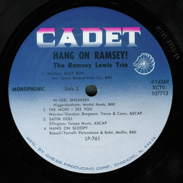 The Ramsey Lewis Trio : Hang On Ramsey! (LP, Album, Mono)
