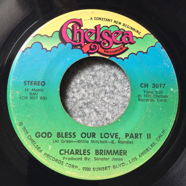 Charles Brimmer : God Bless Our Love (7", Single)