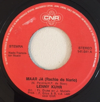 Lenny Kuhr : Maar Ja / Jonathan (7", Single)