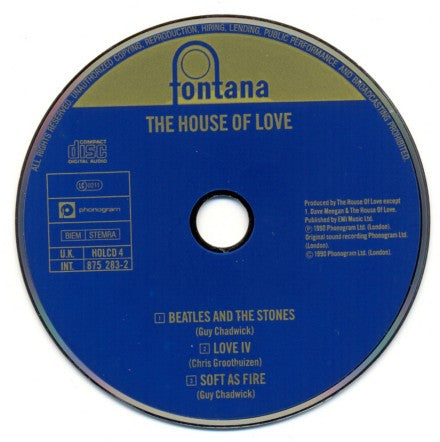 The House Of Love : Beatles And The Stones (Remix) (CD, Single)