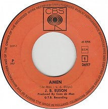 J.B. Euson* : Amen / Where Can My Lover Be (7", Single)