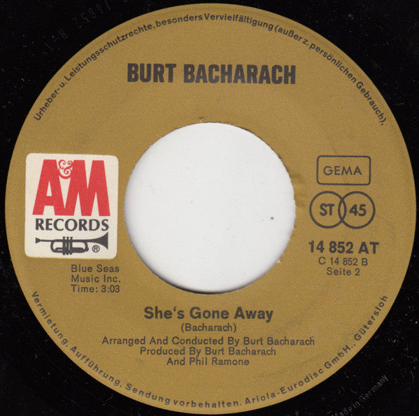Burt Bacharach : All Kinds Of People (7", Single)