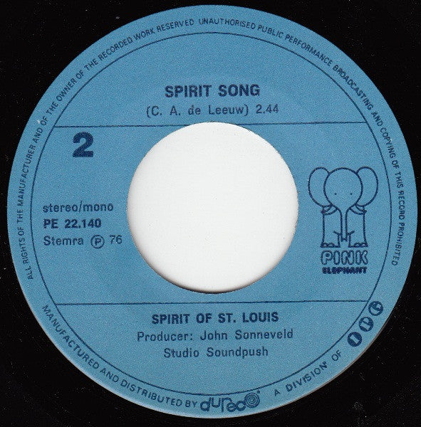 Spirit Of St. Louis : Dancin' On The Table (7", Single)