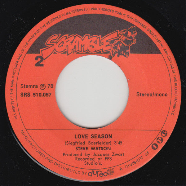 Steve Watson (4) : Do What You Want (7", Single)