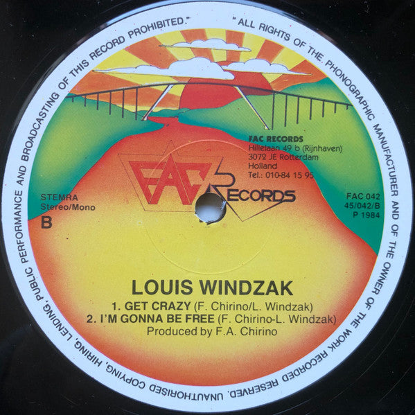 Louis Windzak : Let Me Try It (12")