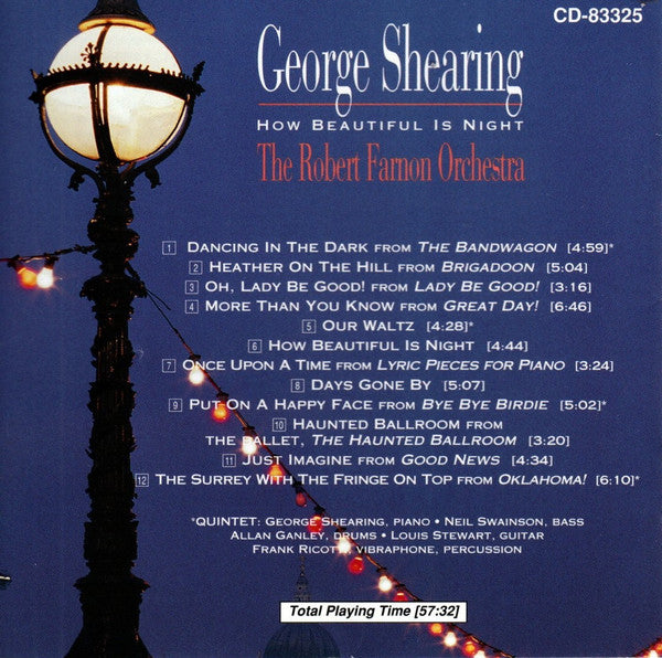 George Shearing / Robert Farnon And His Orchestra : How Beautiful Is Night (CD, Album)