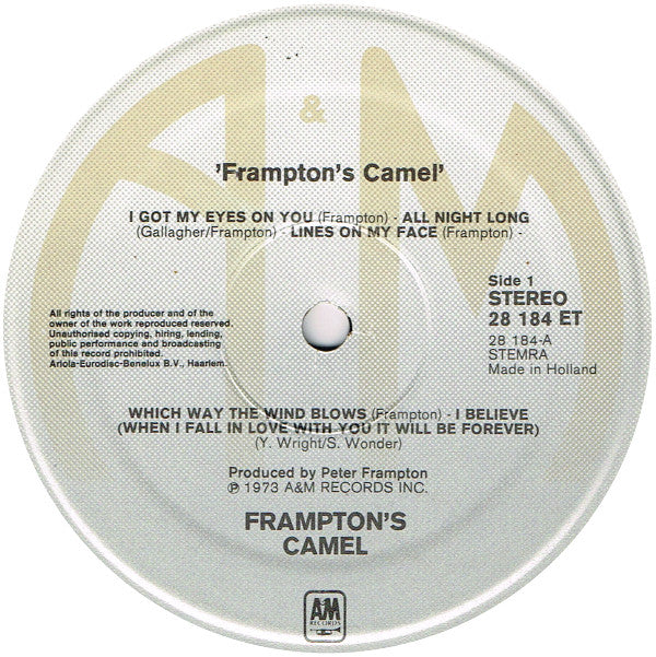 Frampton's Camel : Frampton's Camel (LP, Album)