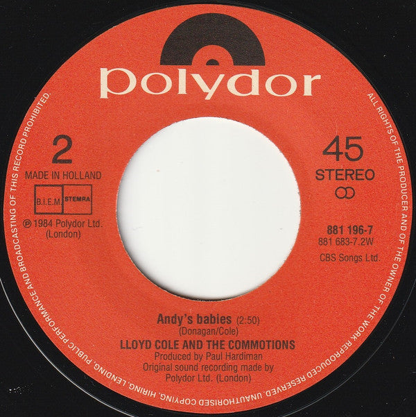 Lloyd Cole & The Commotions : Forest Fire (7", Single)