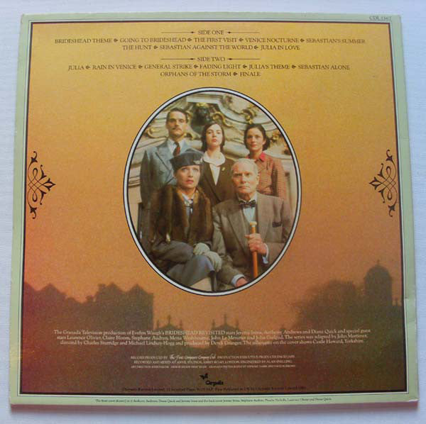 Geoffrey Burgon : Brideshead Revisited (LP, Album, Gat)