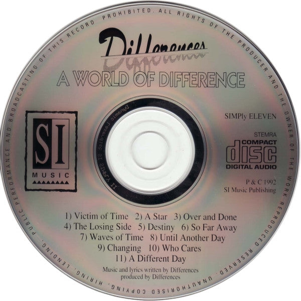 Differences : A World Of Difference (CD, Album)