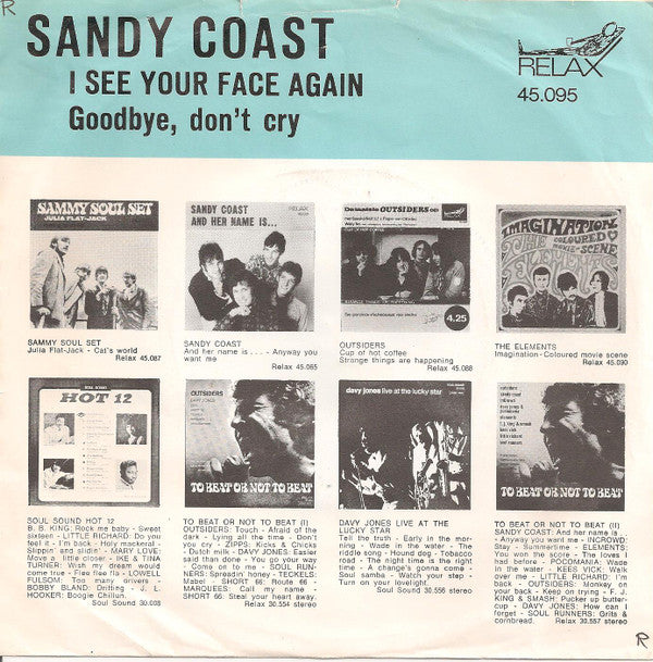 Sandy Coast : I See Your Face Again (7", Single)