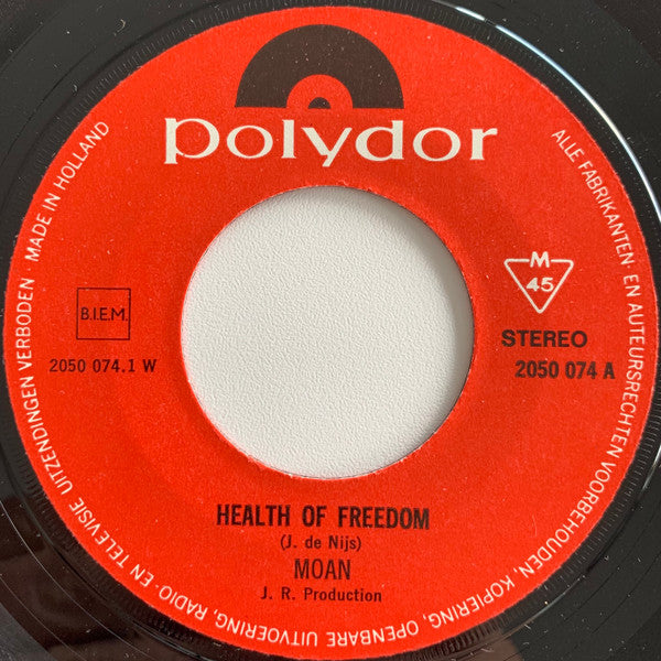 Moan (2) : Health Of Freedom (7")